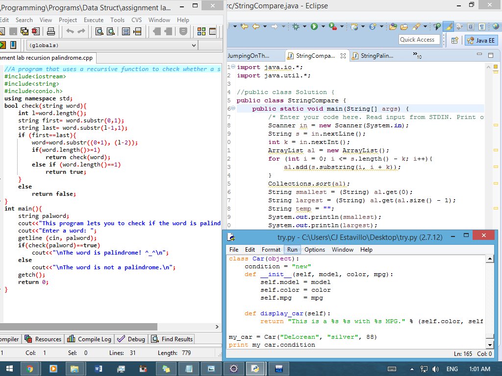 im_hyohan's tweet image. aral mode is on. hahaha! pero di ko pa rin gets mag-logic. huhuhu. 😓
#programmermode #C++ #Python #Java