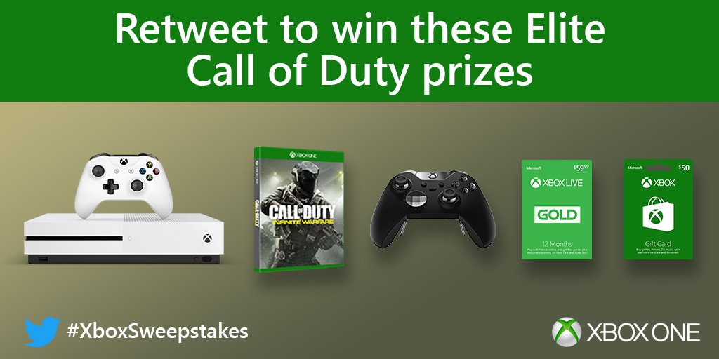 XboxCanada's tweet photo. Follow and RT for a chance to win an Elite @CallofDuty #InfiniteWarfare [M] pack. #XboxSweepstakes Contest Rules: https://t.co/cZ8d3BX24m https://t.co/JVoDBXLfTK