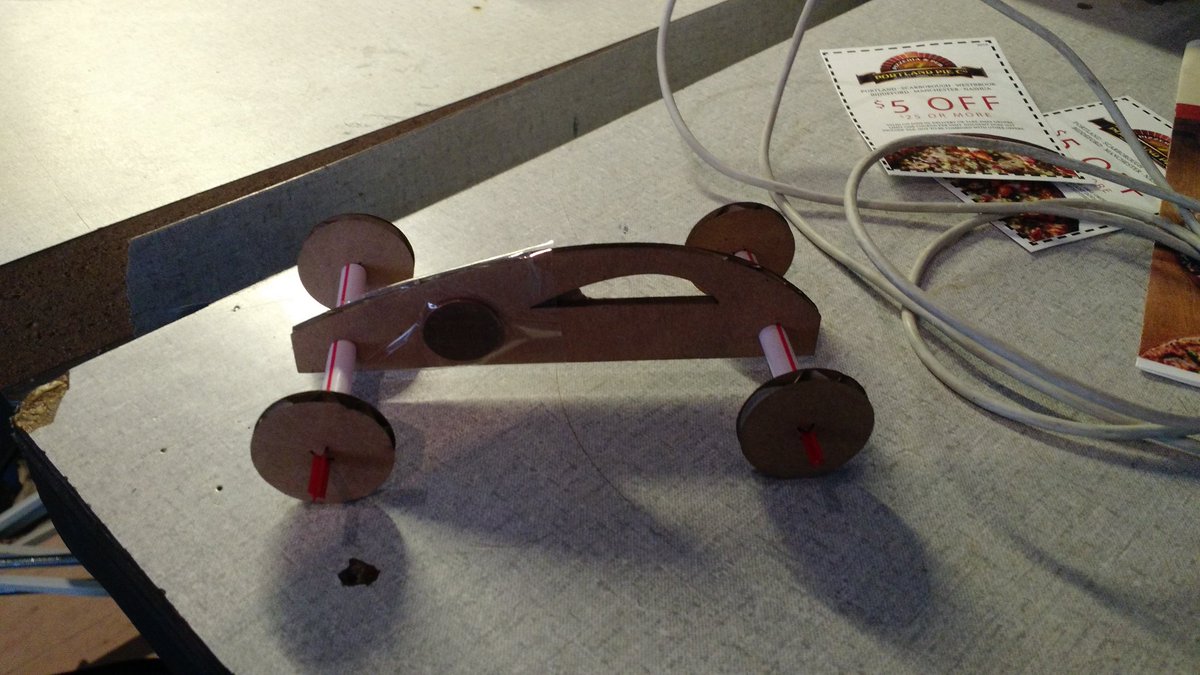 Makeit Labs On Twitter First Test Of Laser Cut Cars For Kids To