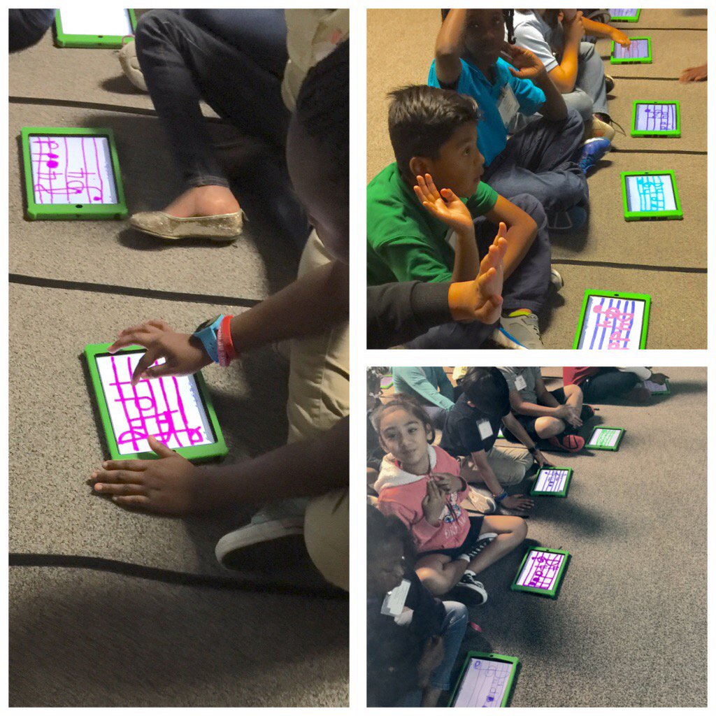 petroskymusic's tweet photo. 4th Grade 4B creates 4 beat rhythm patterns for a class ostinato project. https://t.co/jov59lbkiQ