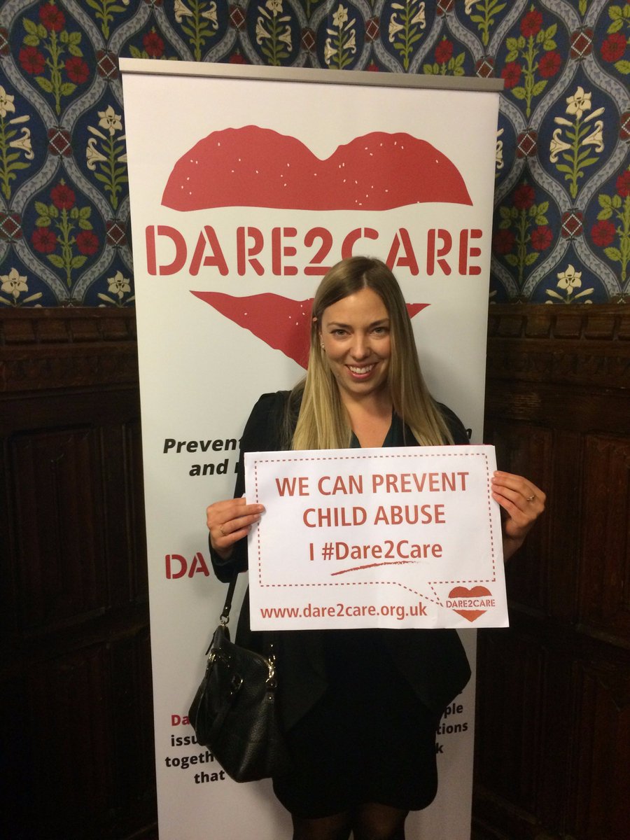 Thank you to Kristen from @FPACharity for coming to #Dare2Care launch yesterday - together we will end child abuse!
