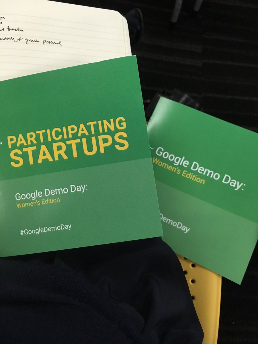 One of the most diverse crowds I've seen. Can't wait to see what the startups have in store for us #GoogleDemoDay