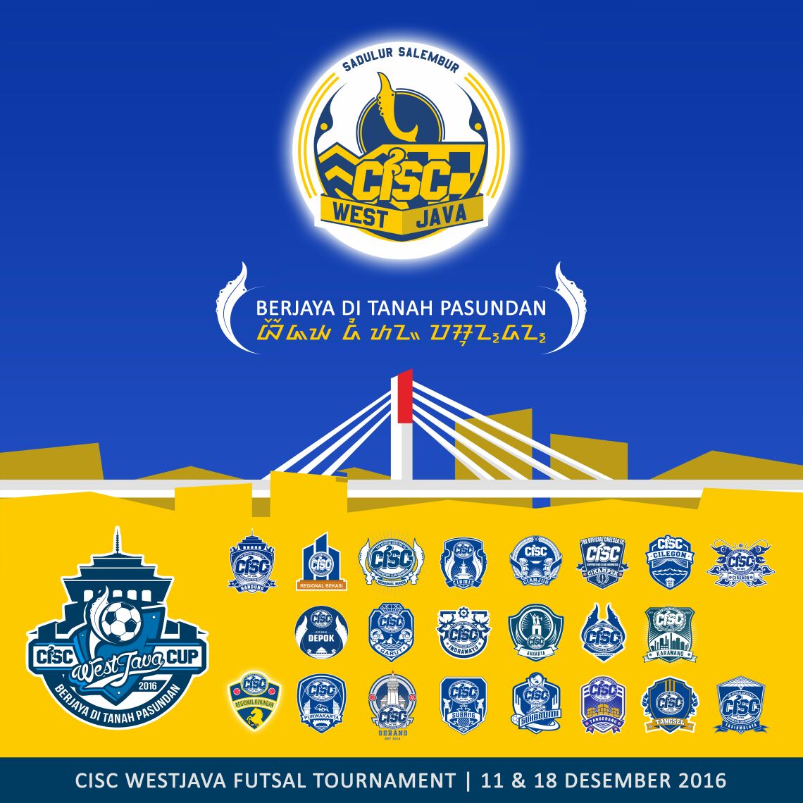 CISCcikarang's tweet image. Are you ready !!
Dan tahun ini kita ga ngikut ya 😂
#WestJavaCup2016 #ciscwestjava