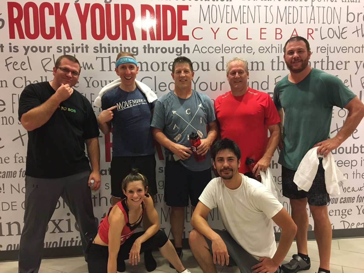 Great to kick off #Movember with the crew <a href="/DtcBar/">CycleBarDTC</a>! Thank you guys for the support!