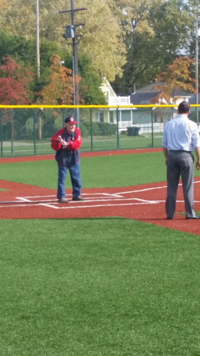 BSBHeritage_Mus's tweet photo. LIfelong 95 yo #Indians fan Nate Madvid visited &amp; shared his memories this morn with #WEWS @brookbanktv - definitely special!  #WorldSeries https://t.co/ajYWjeTjf8