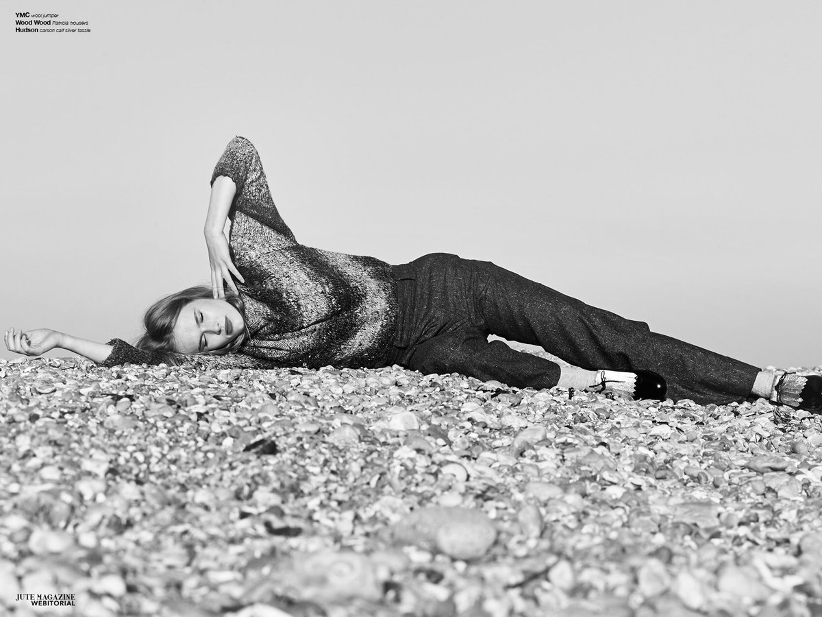 Anne @ @thehivemodels in #palemovie 📷 <a href="/sarahcresswell/">sarah cresswell</a> AD/style: <a href="/natashakfreeman/">Natasha Freeman</a> hmua: <a href="/ellie_tobin/">ellie tobin</a> in <a href="/YMCLONDON/">YMC</a> <a href="/W00DW00D/">Wood Wood</a> &amp; @HudsonshoesUK