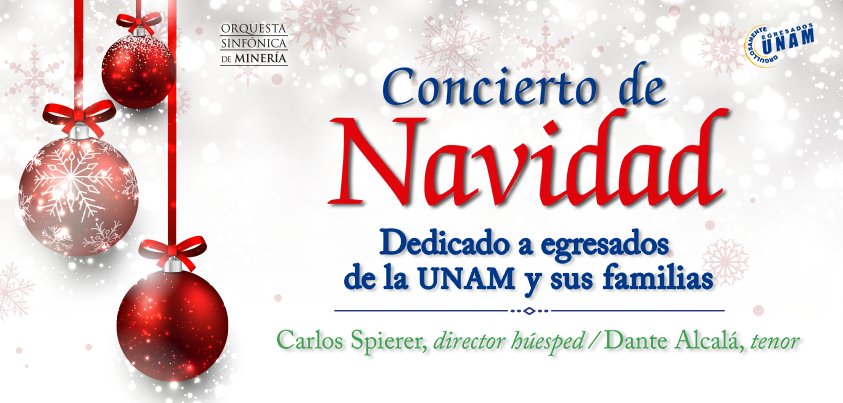 orquestamineria's tweet photo. Amigos de la OSM, preparamos para ustedes un gran programa en el Concierto de Navidad. #OSM2016 https://t.co/OtRg3td8qX