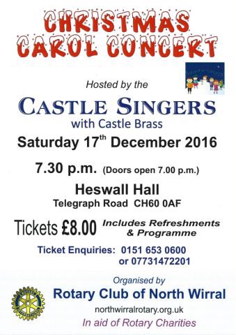 Carol concert coming up!