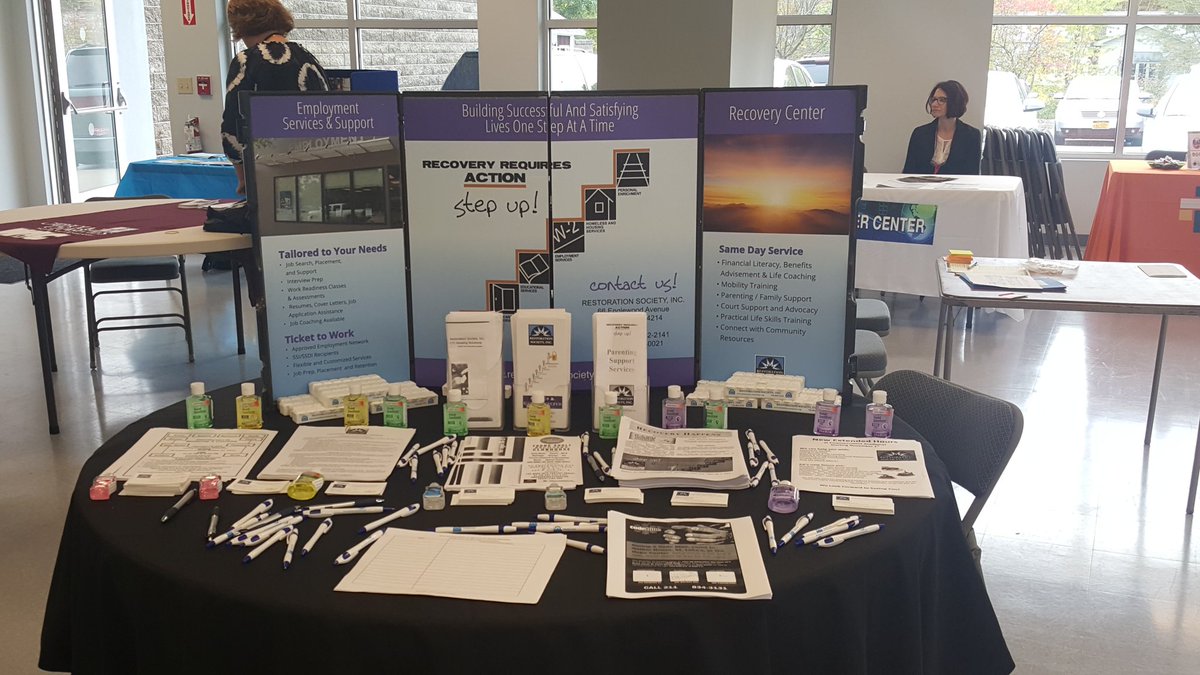 RestorationSoci's tweet photo. Representing  Restoration Society at the Newstead and Akron Hub opening sharing the amazing services we offer!! https://t.co/F7MY9zf3xV