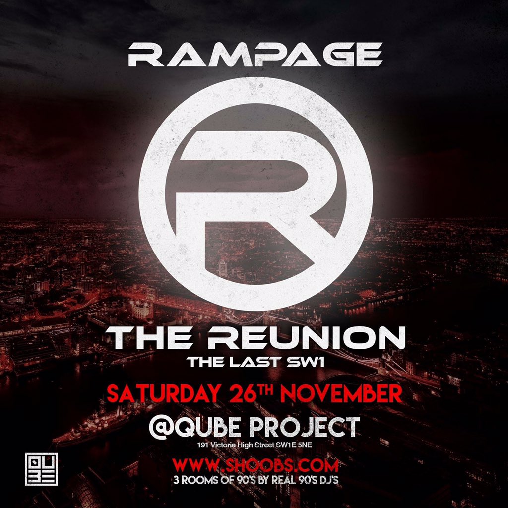 THE LEGENDARY <a href="/RampageSound/">RampageSound</a> <a href="/TheQubeProject/">The Qube Project</a> LONDON <a href="/lil_dnyce/">d'nyce</a> <a href="/TrebleTee/">Treble T</a> NOVEMBER MOTIVE 💯