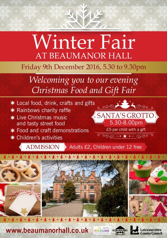 EMidsMarkets's tweet photo. @LeicsCountyHall @event_leicester We're having a Winter's Eve Fair-Put it in yr diary &amp; get your thermals ready Fri 9 Dec #craft #localfood https://t.co/kq1GJh4HDk