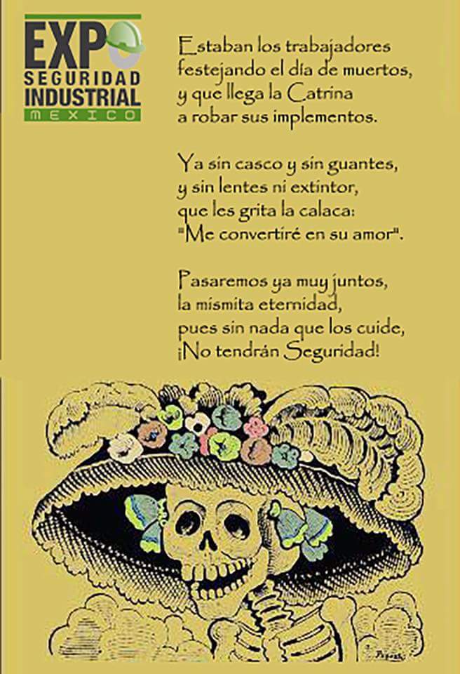 GIACECONSULTORE's tweet photo. Feliz dia de muertos y recuerden tomen conciencia de la seguridad al momento de llevar a cabo su trabajo https://t.co/HlWfh5ReIh
