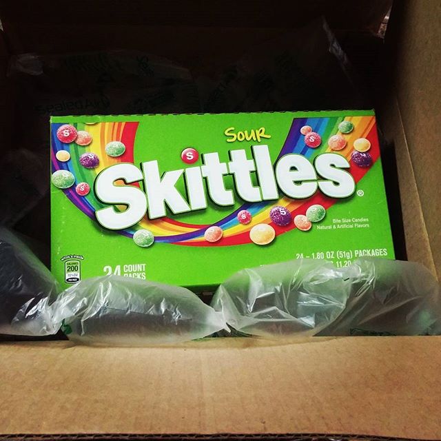 amazon com on twitter when you order a giant box of sour skittles