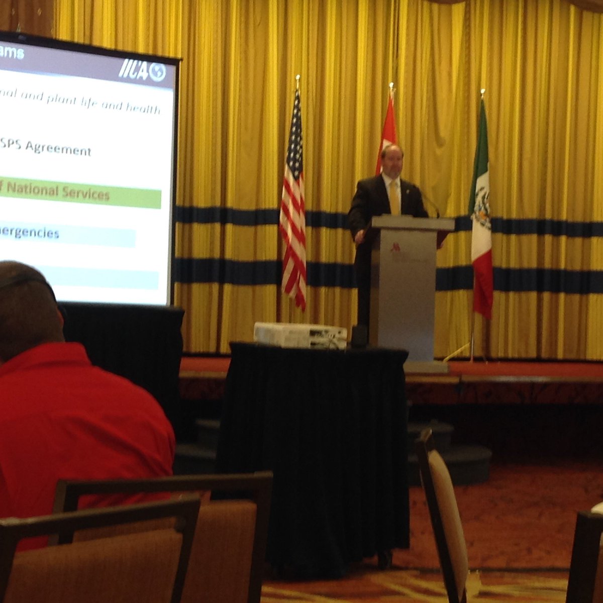 The Agricultural Health and Food Safety program of <a href="/IICAnews/">IICA</a> was shared by Manager Dr. Robert Ahern at the annual meeting of <a href="/Nappo_org/">NAPPO</a>