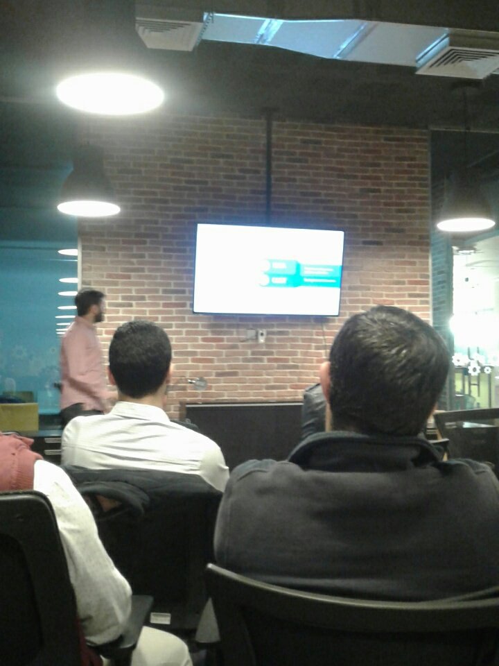 JoTechComm's tweet photo. And last but not least. @RajaiJoudeh and a Xamarin. Forms session #JOTechComm #jtc https://t.co/dhx5OnM0gv