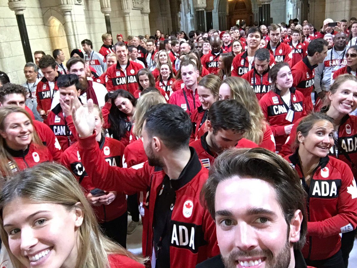 .<a href="/TeamCanada/">Team Canada</a> in the Parliament ! #olympiccelebration