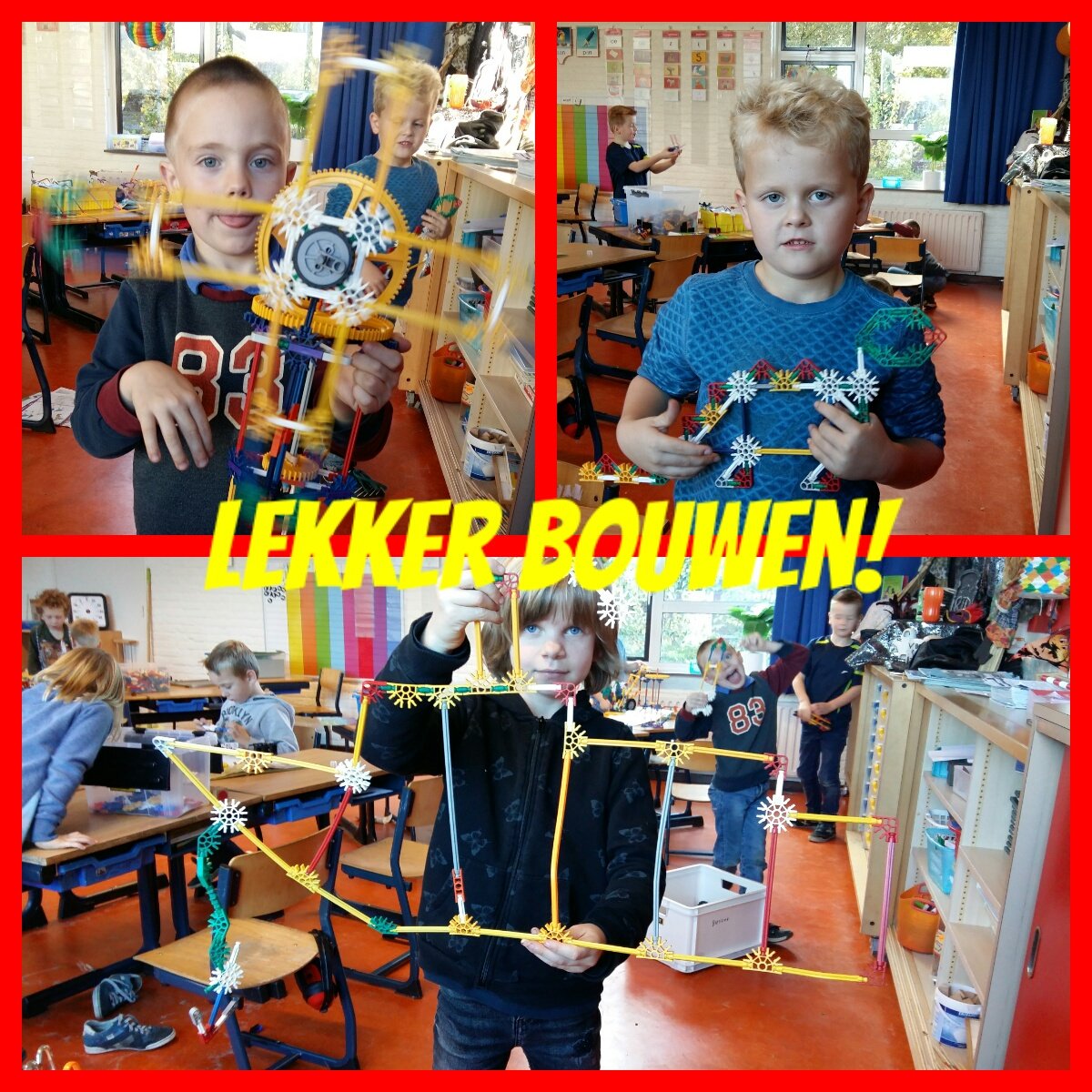 Mooie bouwwerken. Supertrots!