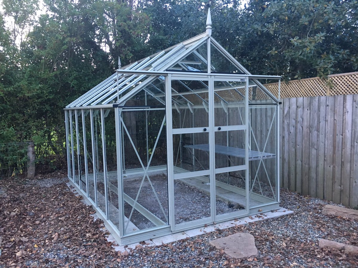 Buy Rhino Premium Greenhouse 8x12 Bay Tree Green Finish from our