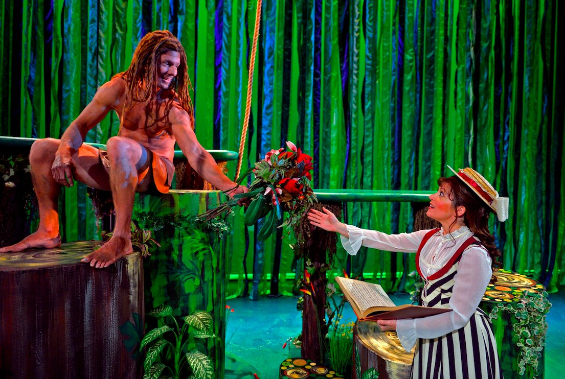 Naomi_Donne's tweet photo. I went to visit #Tarzan the Musical in Oberhausen to check out my make-up design! What an amazing production - out in the theatres tomorrow! https://t.co/DHxqxjsXey