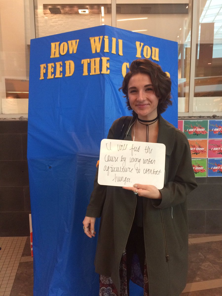pj_liebenow's tweet photo. Thank you to all the Ramblers who stopped by our table to learn how they can #FeedTheCause @Hungerweek https://t.co/zcVQf78OPk