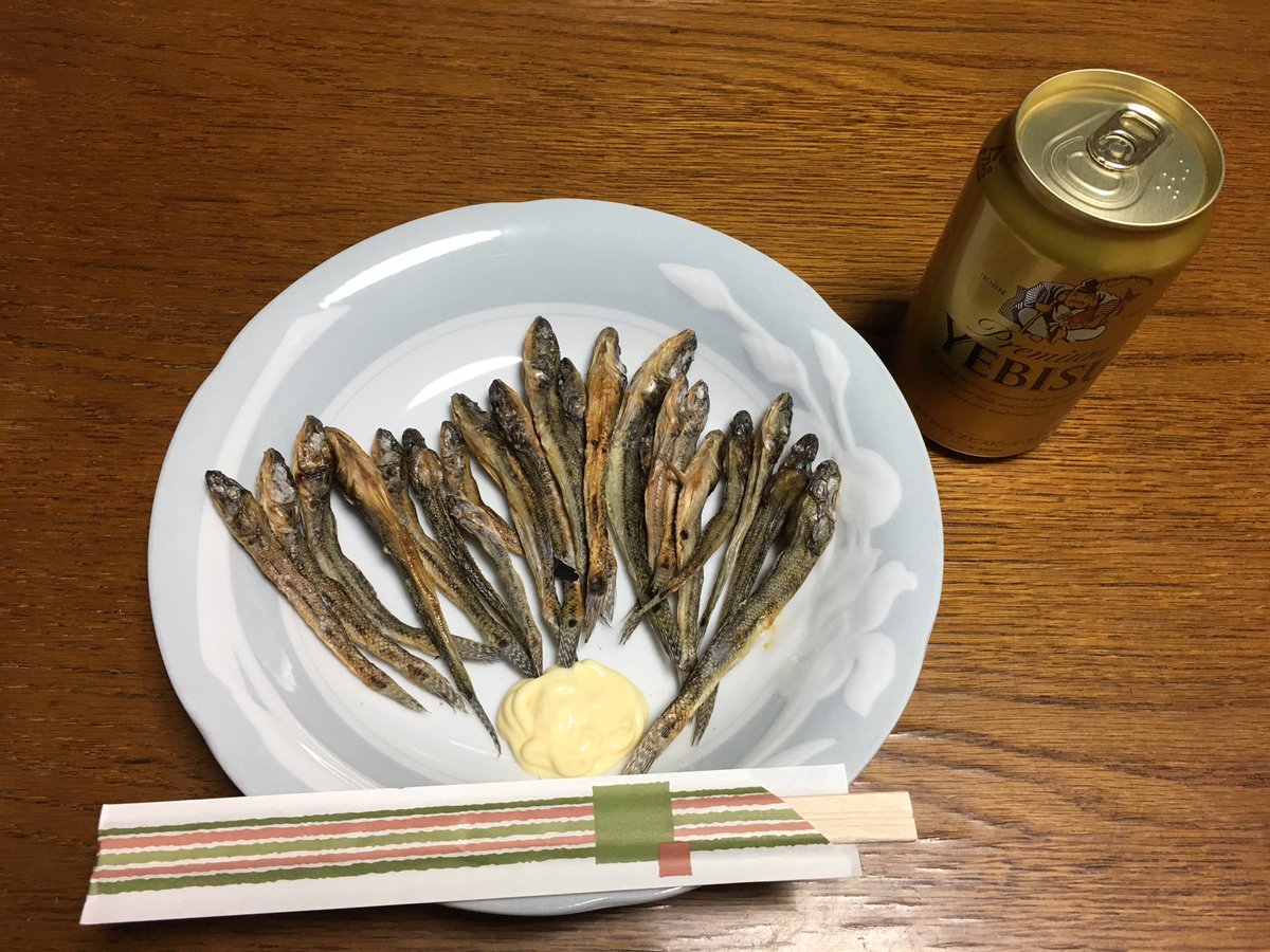 aky's tweet photo. @creepingcoin ハゼは丸干ししてビールのツマミに https://t.co/7BR7EuAHvS