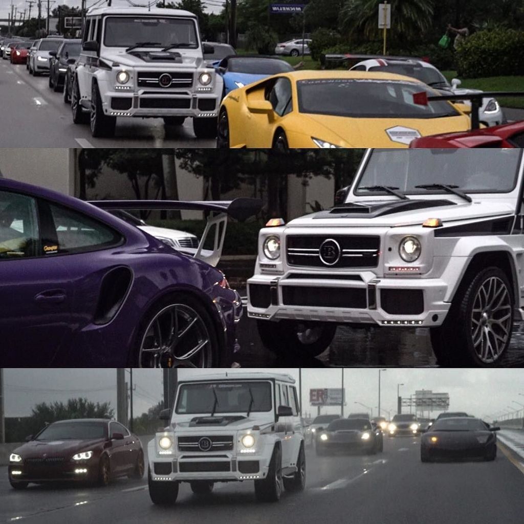A few Million on the streets. BRABUS G63 on the move.