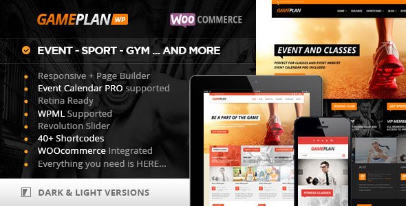 Vip_Themes's tweet photo. Gameplan v1.5.13.1 - Event and Gym Fitness Wordpress Theme - https://t.co/K6YvPHIxos https://t.co/XMB1MdCyW9