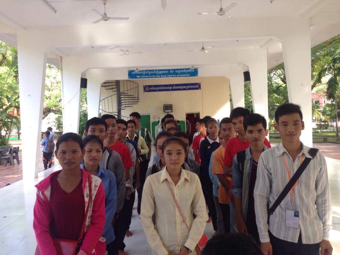 niki_michell's tweet photo. The first class of our English education program at the Teachers college #Cambodia @learnenglish I would love a conversation with you https://t.co/1r4ZJuP1jL