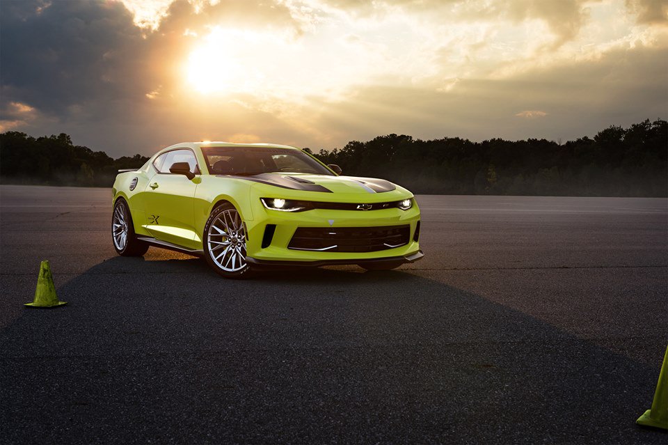 TylerChevyKia's tweet photo. Is your heart racing? You're not the only one. Take a look at the #Camaro Turbo Auto X Concept at #ChevySEMA. https://t.co/iSj8DyHEza