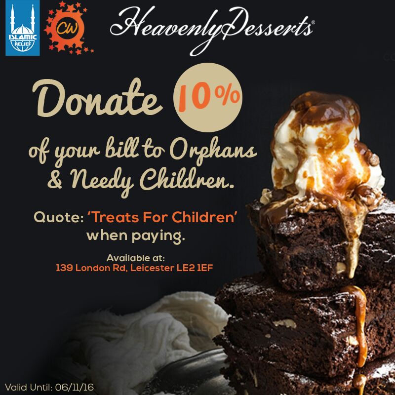 sylorgat's tweet photo. WowOwoW! #HeavenlyDessertsLeicester &amp; support #CharityWeek2016 #TreatsForChildren or text "UNITY HDUK £1" to 70500 https://t.co/1hODGpkmdy https://t.co/VGNkOe7SuB