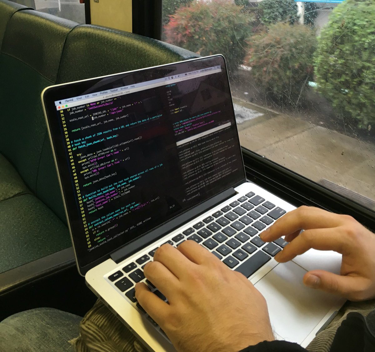 stephcarlson's tweet image. Hitching a ride on a @kcmetrobus #WhereDoYouCode