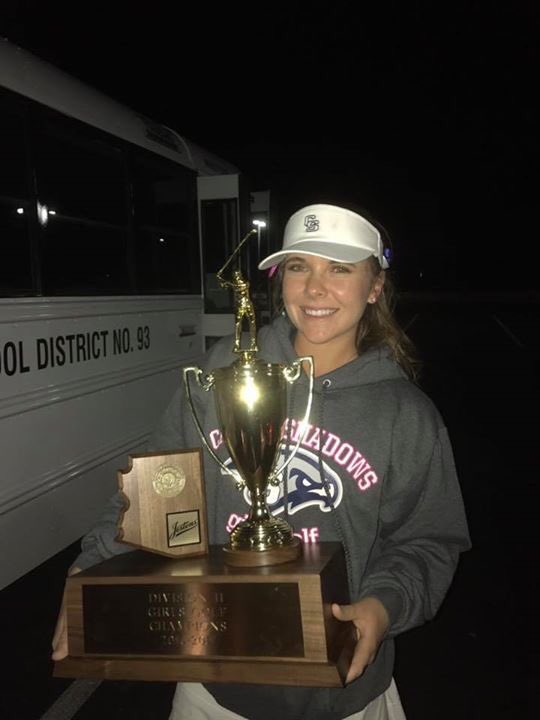 Deanna4Green's tweet photo. Soooo my best friend just won state in golf!!!!! I'm so proud of you tay!!! πβ³οΈ #shedoesitall #captaintaylor https://t.co/QzEHGmUR8E