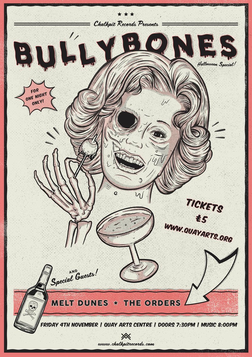 chalkpitrecords's tweet photo. FRIDAY 4th NOV @chalkpitrecords Is back promoting the best IOW &amp; South Coast Artists @quayarts / @BullyBonesMusic @MeltDunes @the_ordersuk https://t.co/FV2VH4Rk94