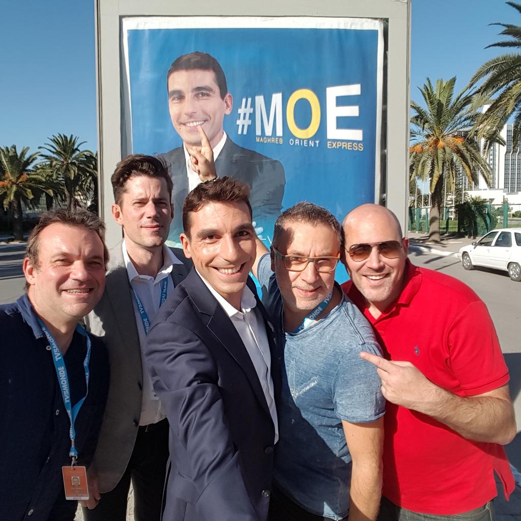MKACITV5M's tweet photo. 😂 L'équipe de #MaghrebOrientExpress en immersion à Tunis #JCC2016 #Tunisie #MOE  @TV5MONDE 🎥🎬 https://t.co/hPOIT5wFqu