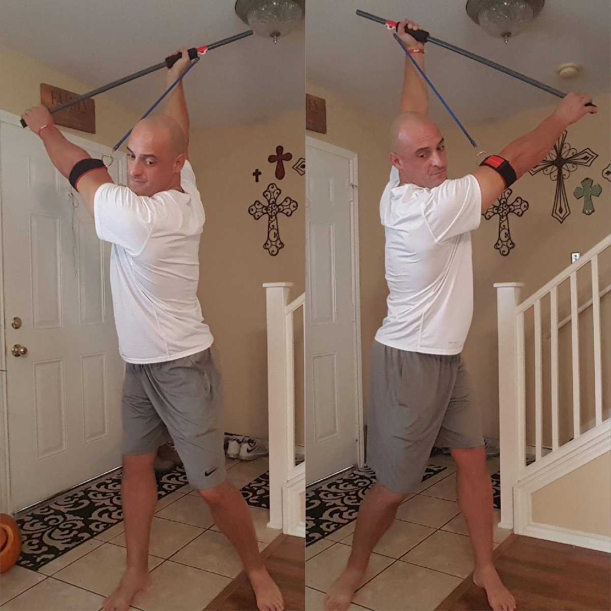 TheHitmanGolf's tweet photo. I want my hands higher at the top, more shoulder turn  &amp; inside out swing path! MISIG helps with all 3  &amp; can be done anywhere anytime! https://t.co/MTBt8izuq7