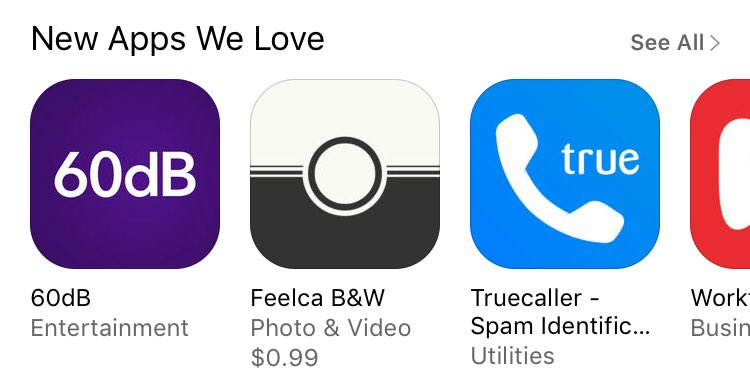 tao_q's tweet photo. @the60dB featured in the app store today! Get now at https://t.co/iLLDof1Wp2 https://t.co/blOq75OUh9