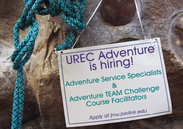 jmuUREC's tweet photo. The UREC Adventure Team wants YOU to come work with them. Submit your application by Nov. 4th!  #urecadventure #daretoadventure @jmu https://t.co/TWRgehPWbw