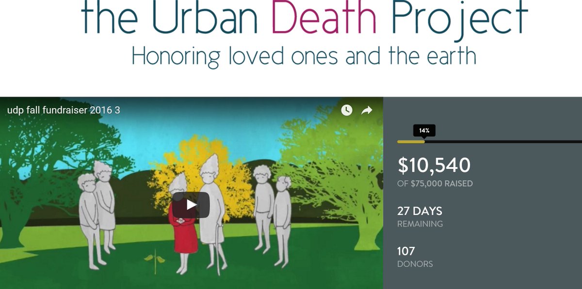 @UrbanDeathProject, crowdfunding a new solution for turning our bodies into soil. Learn more  recomposition.causevox.com