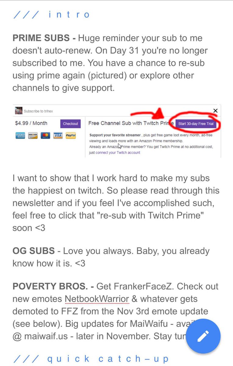 tempo trihex on twitter bringing back streamnewsletter re sub