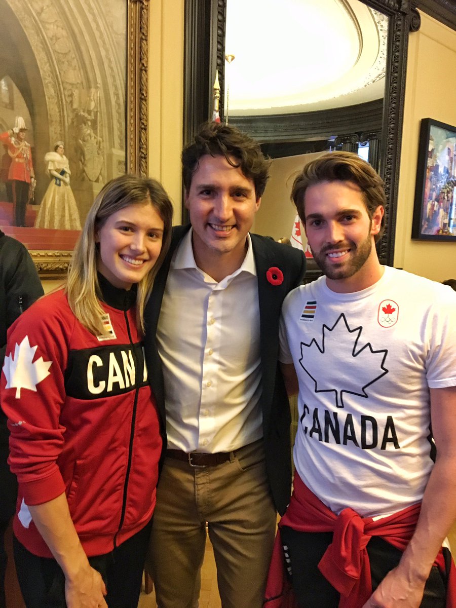 Bsquared &amp; <a href="/JustinTrudeau/">Justin Trudeau</a> #Olympic #Celebration #TeamCanada #Bouchard