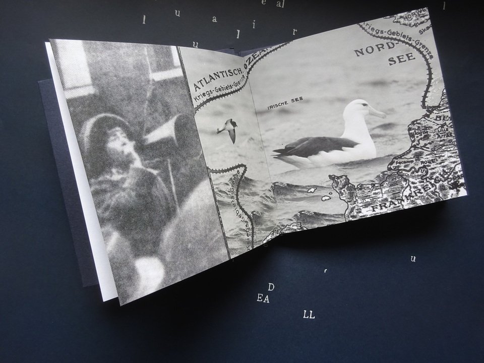 SPGuairdeall's tweet photo. Delighted to have our book selected for Dublin Art Book Fair @TBGandS 10-13 Nov #DABF16 #StormyPetrelGuairdeall #EilisMurphy #Foldedleaf https://t.co/R20yQKrGUj
