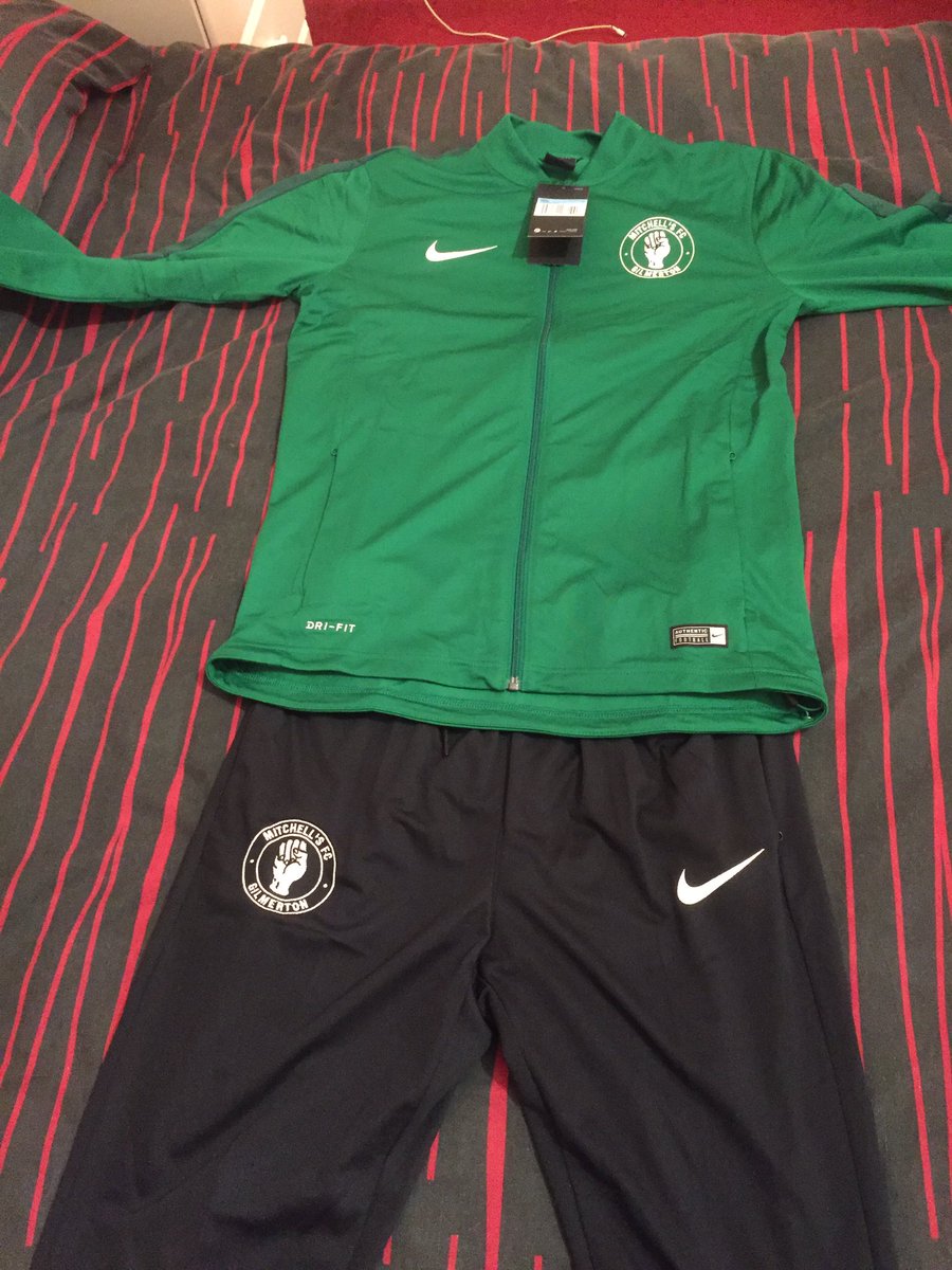 The new <a href="/MitchellsFC16/">Mitchells FC</a> tracksuits all here and ready for the boys to wear for the Scottish cup tie on sunday 💚🍺🏆 #kumon