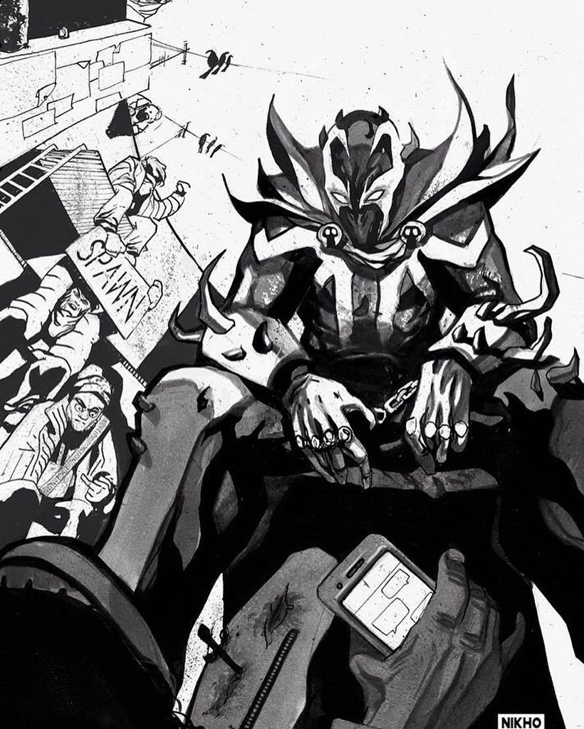 artofnikho's tweet image. Illustration de la semaine. #Spwan #illustration #art #draw #drawing #illu #comics #comics… ift.tt/2eeJiIb