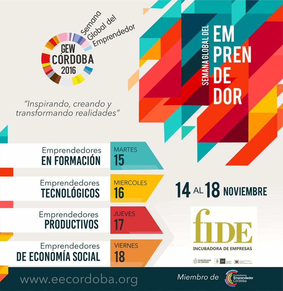 Se viene la Semana Global del #Emprendedor!
Una semana 100% emprendedora, seguí a <a href="/EECBA/">EECba</a> para enterarte de todas las novedades #Cordoba