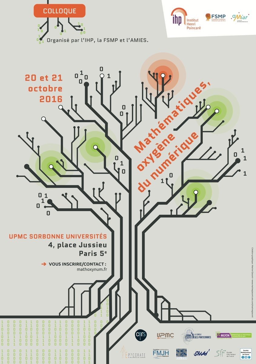 Curebot_io's tweet photo. Que nous réservent les mathématiques ? #mathoxynum pour découvrir comment elles sont l'oxygène du numérique. Bravo @upmc @Cedric_Villani ! https://t.co/BnoazBhDHY