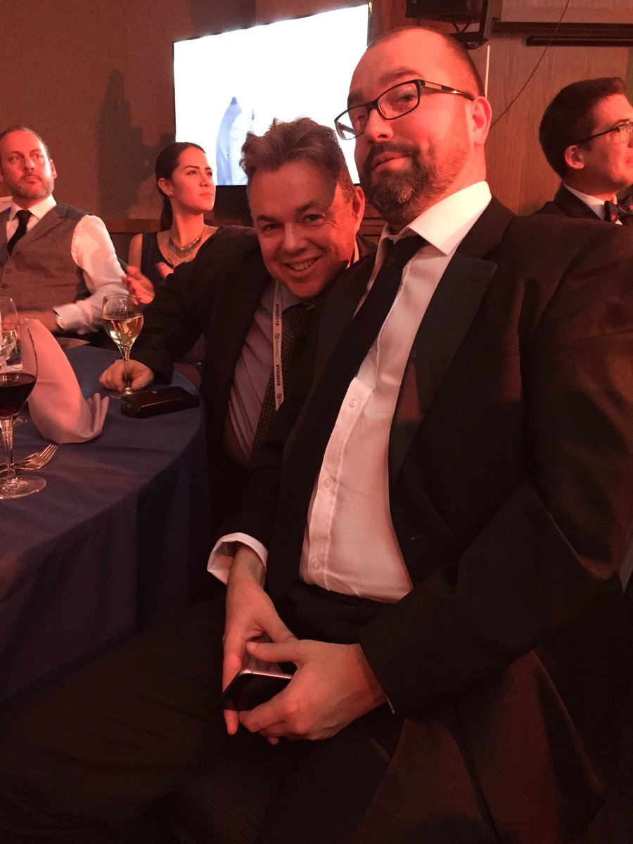 caddgurus's tweet photo. @AECOM #YII2016 enjoying the awards ceremony with the Professor https://t.co/PVXfEQGiEg