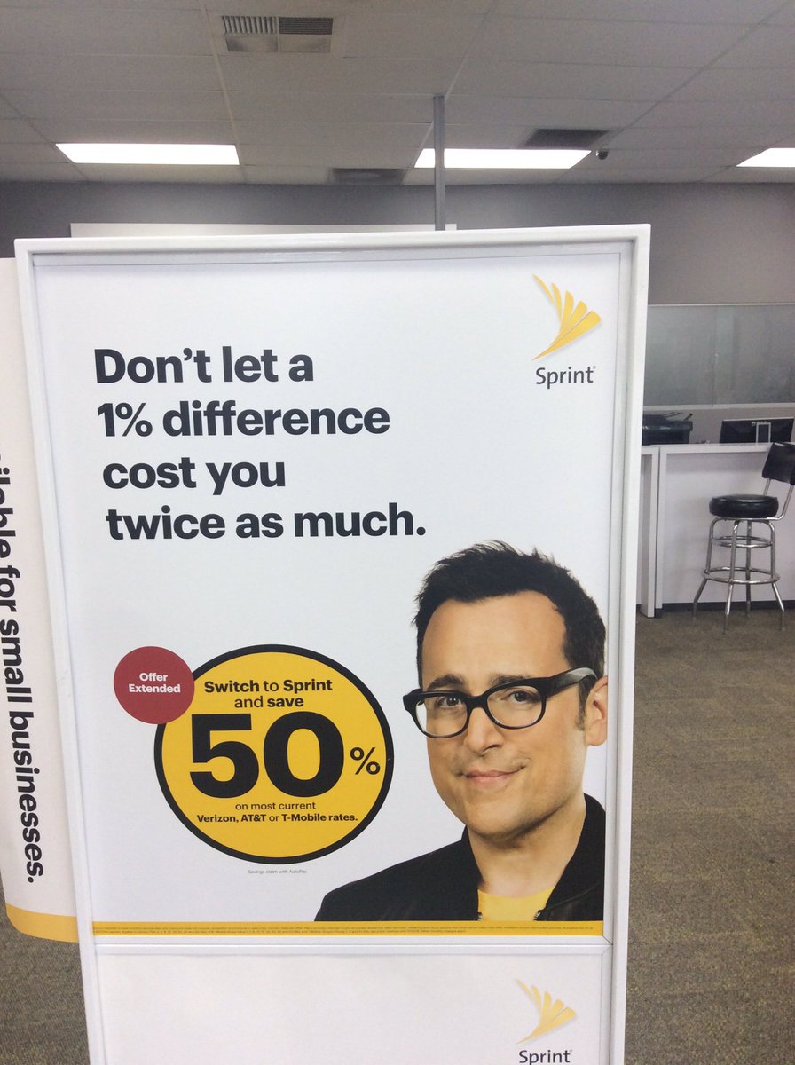 UCSprintMorrow's tweet photo. Switch to sprint and save 50% off AT&amp;T, T-mobile, Verizon #gosprint #morrow https://t.co/ffzYHUj8kP