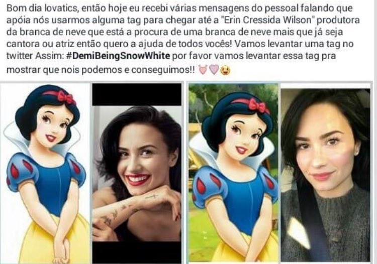 robinscomics's tweet photo. SOCORROOOO #DemiBeingSnowWhite https://t.co/dUqvAeAyoA