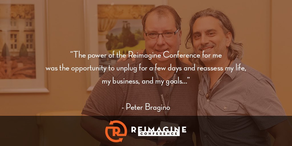ReimagineWrkshp's tweet photo. "...unplug for a few days and reassess my life, my business, and my goals." @Bragino  #reimagineconf #noahu #member #takeaway #2015Highlight https://t.co/o9IYHepYWp