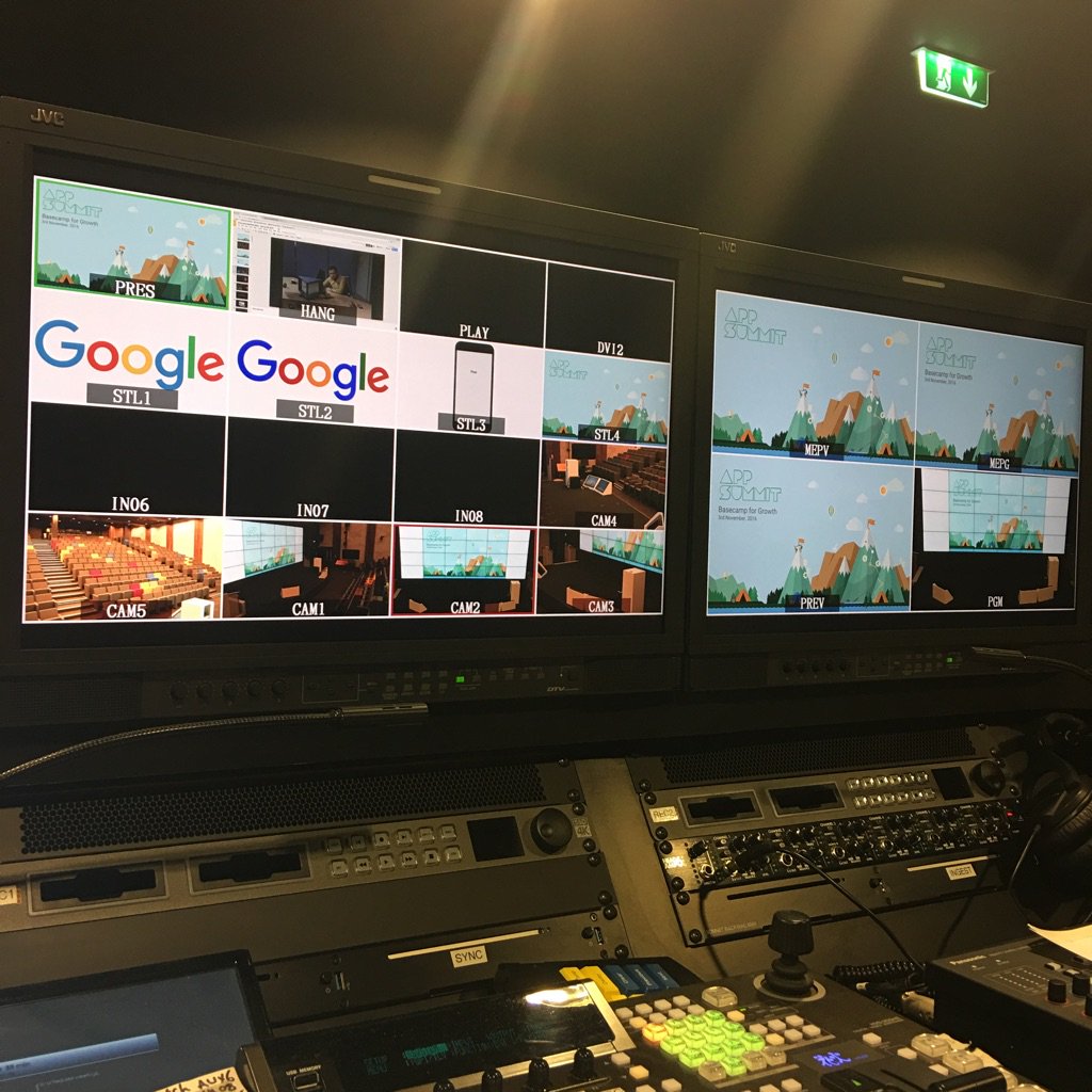 franceleeg's tweet photo. Finalising the production for tomorrow... Less than 12 hours to go!!! #appsummit2016 https://t.co/4eBI9930aT